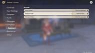 In-game settings for code redemption (Image via HoYoverse)